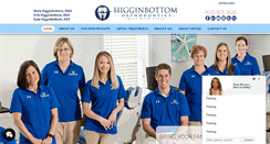 Desktop Screenshot of higginbottomorthodontics.com
